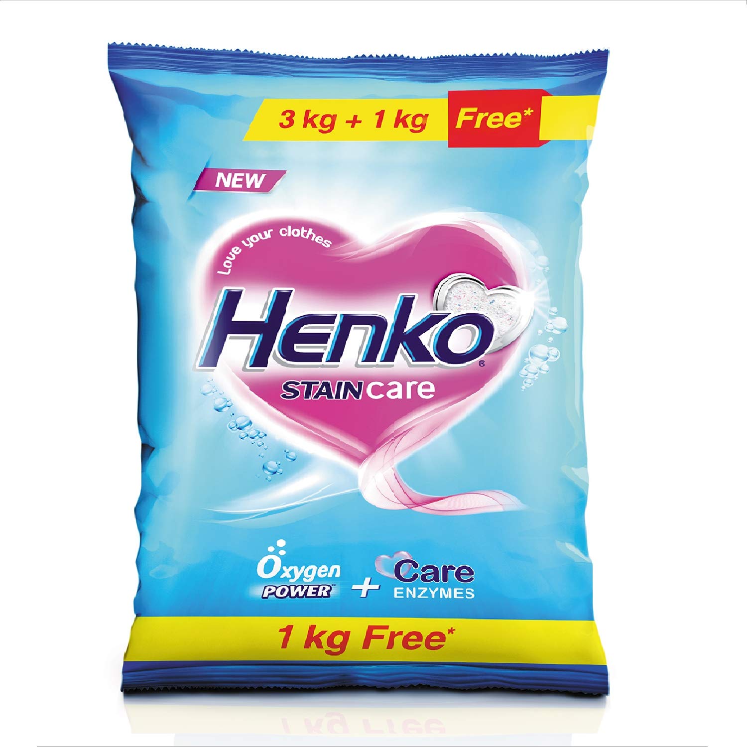 Henko Stain Care Detergant 3kg + 1kg